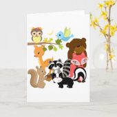 Waldfreunde Karte (Gelbe Blume)