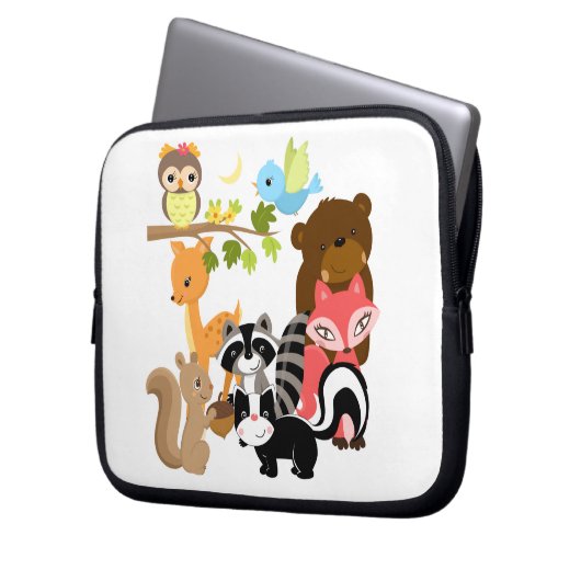 Waldfreunde Laptopschutzhülle (Vorderseite Links)