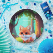 Waldfreunde niedlicher Babyfuchs Pappteller (Party)