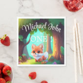 Waldfreunde niedlicher Babyfuchs Serviette (Beispiel)