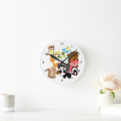 Waldfreunde Runde Wanduhr (Zuhause)