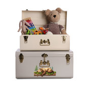 Waldfreunde Schlafbären-Kinderzimmer Aufkleber