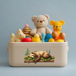 Waldfreunde Schlafbären-Kinderzimmer Aufkleber