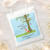 Waldfreunde Woodland Niedlich 1. Geburtstag Party Geschenktütchen (Ausgeschnitten)