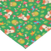 Waldfreunde Woodland Niedlich 1. Geburtstag Party Tischdecke (Schrägansicht)