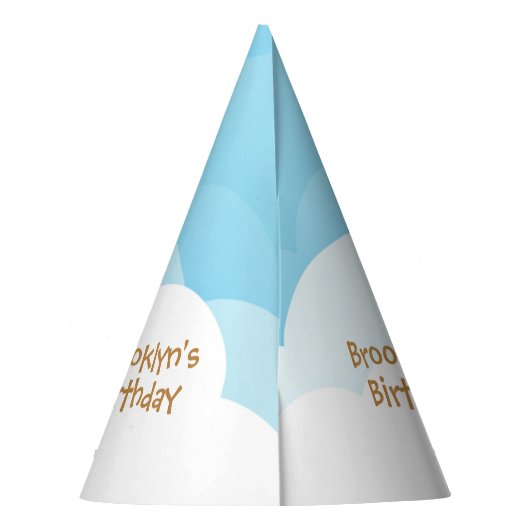 Waldfreunde zum Geburtstag Partyhütchen (Rückseite)