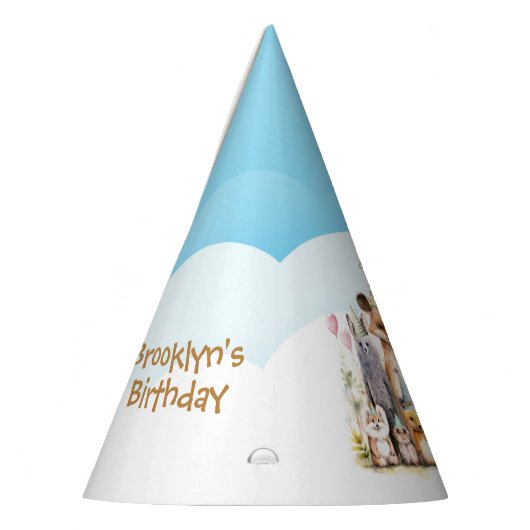 Waldfreunde zum Geburtstag Partyhütchen (Links)