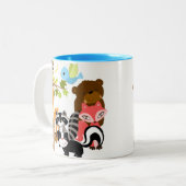 Waldfreunde Zweifarbige Tasse (Vorderseite Links)