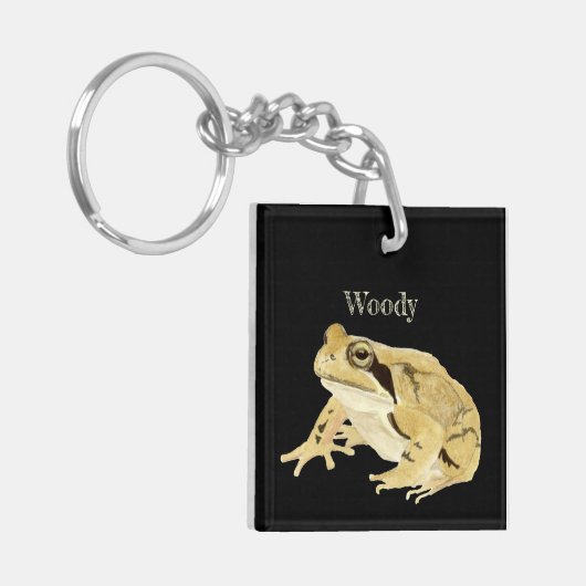 Waldfrosch Schlüsselanhänger (Vorderseite links)