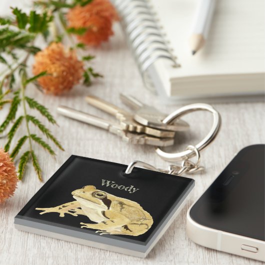 Waldfrosch Schlüsselanhänger (Vorderseite rechts)