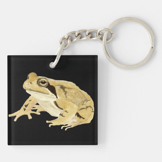 Waldfrosch Schlüsselanhänger (Rückseite)