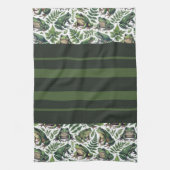 Waldfrosch-Tasse Geschirrtuch (Vertikal)