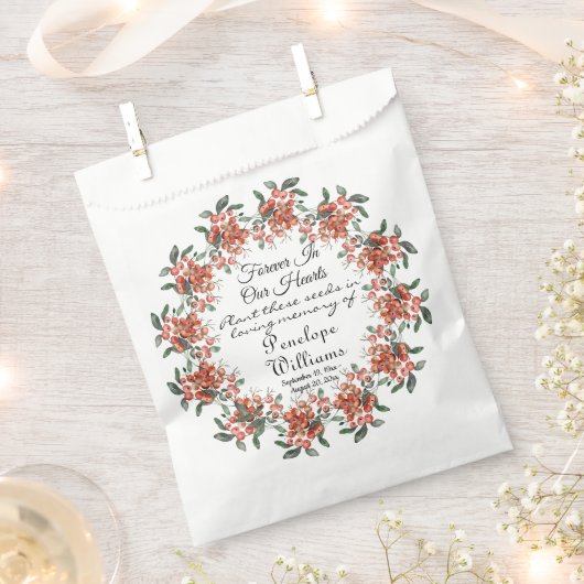 Waldfrüchte in Love Memory Seed Pack Geschenktütchen (Ausgeschnitten)