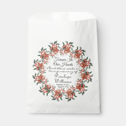 Waldfrüchte in Love Memory Seed Pack Geschenktütchen (Vorderseite)