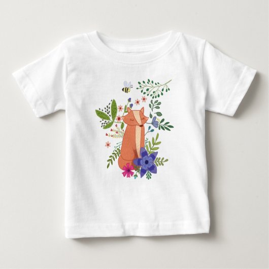 Waldfuchs Baby T-shirt (Vorderseite)