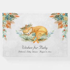 Waldfuchs | Forest Animal Baby Shooter Gästebuch