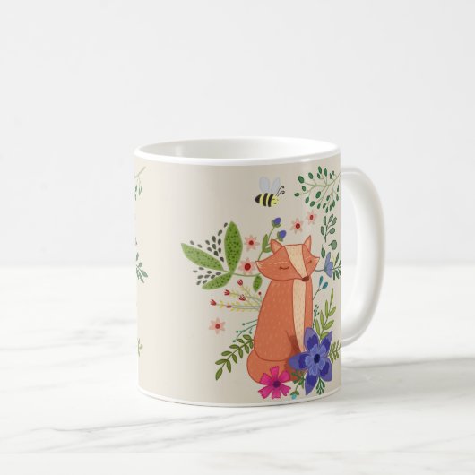 Waldfuchs Kaffeetasse (VorderseiteRechts)