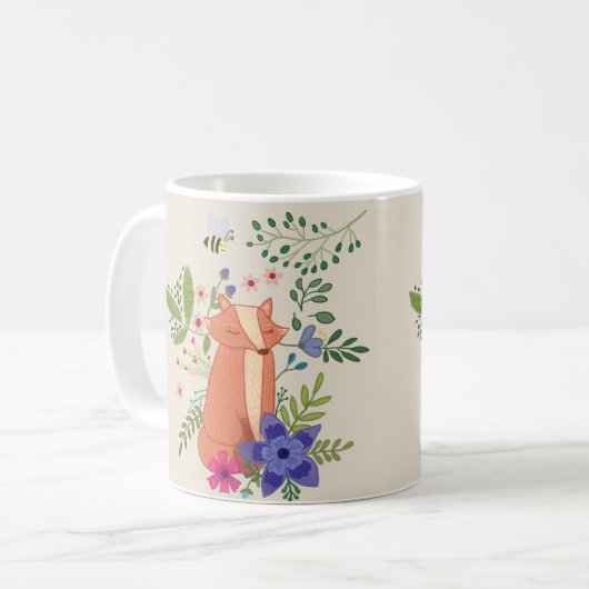 Waldfuchs Kaffeetasse (Vorderseite Links)