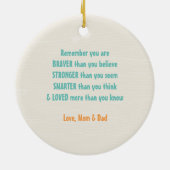 Waldfuchs Keramikornament (Hinten)