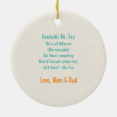 Waldfuchs Keramikornament (Hinten)