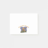 Waldfuchs-Kid-Nachhinweise Post-it Klebezettel (Vorderseite)