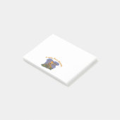 Waldfuchs-Kid-Nachhinweise Post-it Klebezettel (angewinkelt)