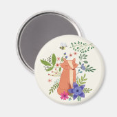 Waldfuchs Magnet (Vorderseite/Rückseite)