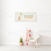 Waldfuchs mit Balloons Banner (Insitu)