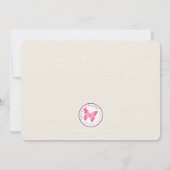 Waldfuchs mit Balloons Einladung (Rückseite)