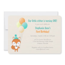 Waldfuchs mit Balloons