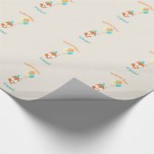 Waldfuchs mit Balloons Geschenkpapier (Ecke)