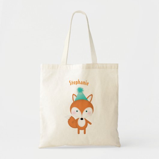 Waldfuchs mit Balloons Tragetasche (Vorne)