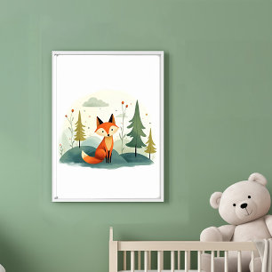 Waldfuchs Poster
