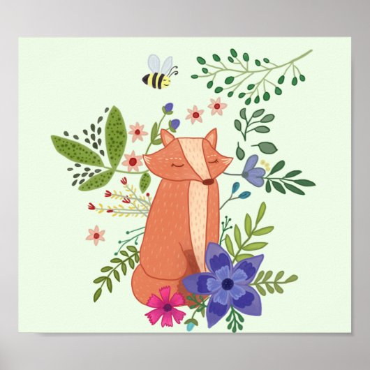 Waldfuchs Poster (Vorne)