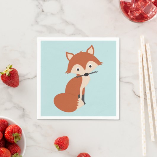 Waldfuchs Serviette (Beispiel)
