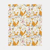 Waldfüchse Fleecedecke (Vorderseite)