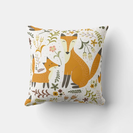 Waldfüchse Kissen (Rückseite)