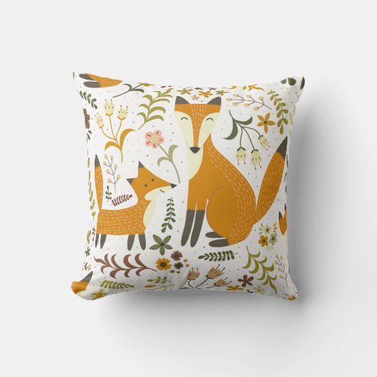 Waldfüchse Kissen (Vorderseite)