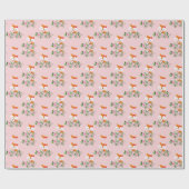 Waldfüchse, niedlicher Fuchs, Geschenkpapier (Flach)