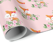Waldfüchse, niedlicher Fuchs, Geschenkpapier (Rolleneckpunkt)