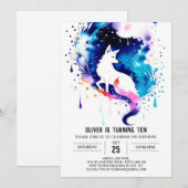 Waldfüßler Frolic Birthday Einladung (Vorne/Hinten)