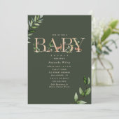 Waldfütterdusche für Waldtiere Einladung (Stehend Vorderseite)