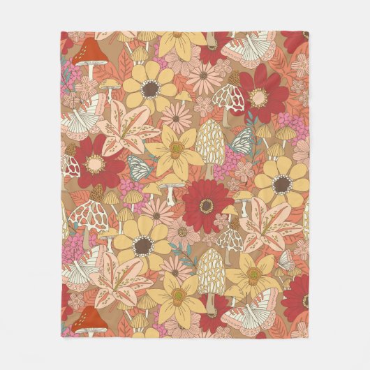 Waldgarten Fleece Blanket (Vorderseite)