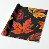 Waldgarten: Herbstleebollen Geschenkpapier (Ungerollt)