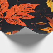 Waldgarten: Herbstleebollen Geschenkpapier (Ecke)