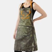 Waldgebiet Camouflage Muster Orange Deer Antlers Schürze (InSitu)