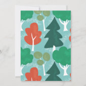 Waldgebiet Natur Lover  Einladung (Rückseite)