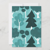 Waldgebiet Natur Lover Einladung (Rückseite)