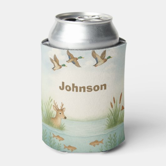 Waldgebiete im Freien können sich kühlen Dosenkühler (Kanne Vorderseite)