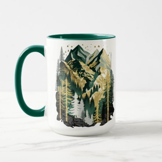 Waldgebirgslandschaft - Tasse (Links)